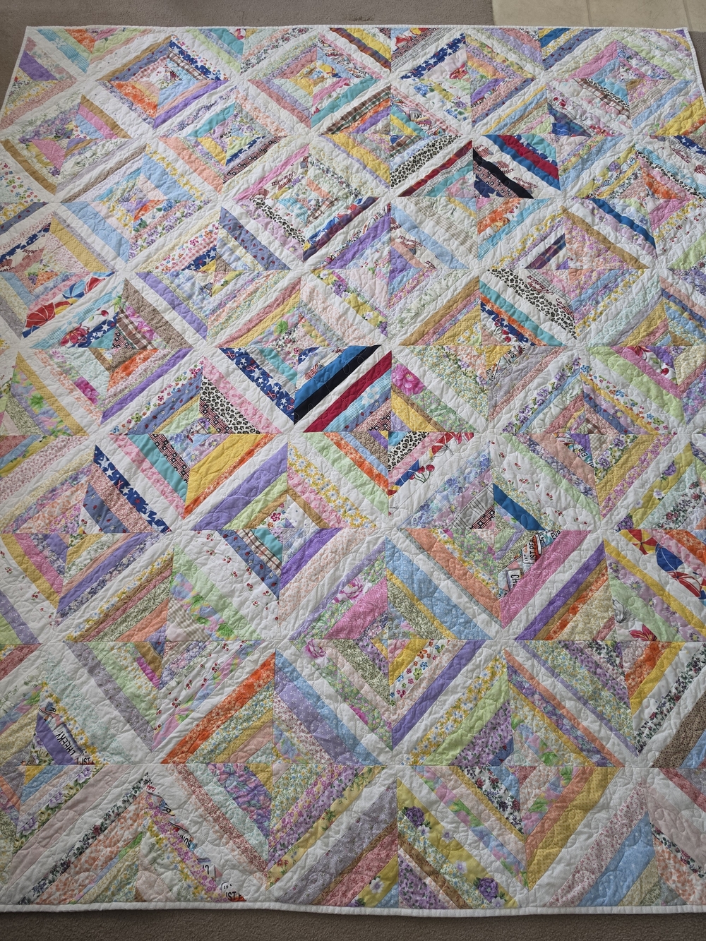 Handmade String Quilt